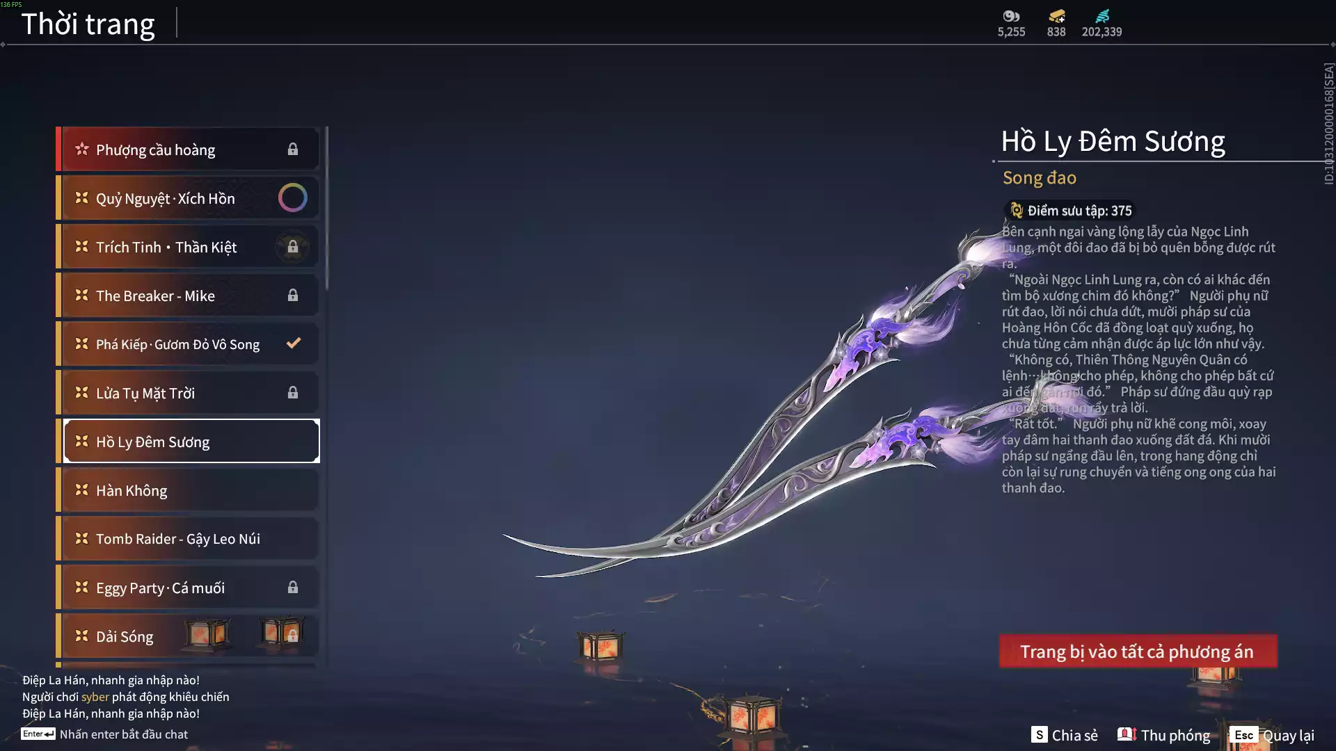 Ảnh 9 Vũ khí đỏ, 9 Trang phục đỏ, 3 Phụ kiện hóa hình và hơn thế, nhấn xem chi tiết bên trong